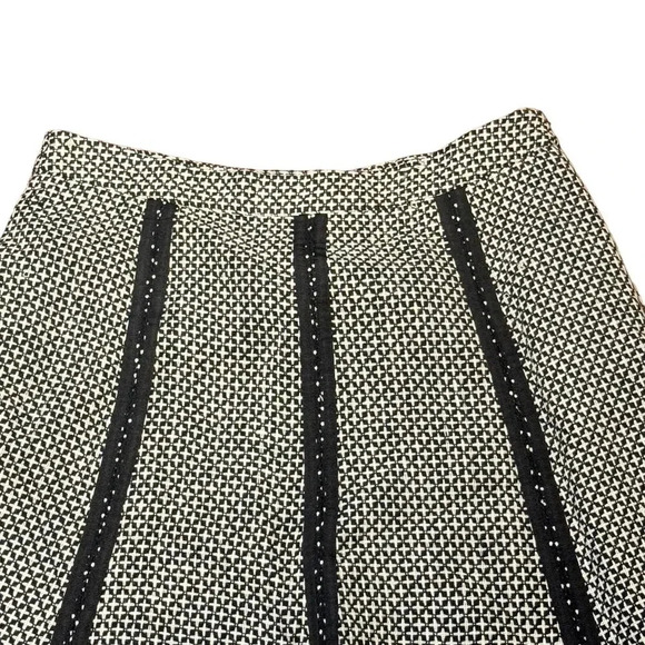 New Yarns & Stitches Knit Geometrical Print Flare Full Skirt Plus Size Womens 16 - Picture 3 of 13